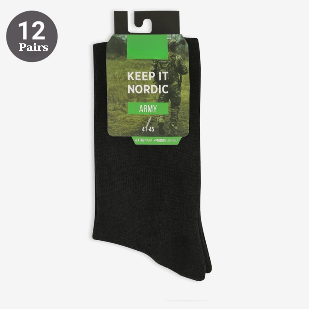 12-Pack Winter Military Socks SCB-E12