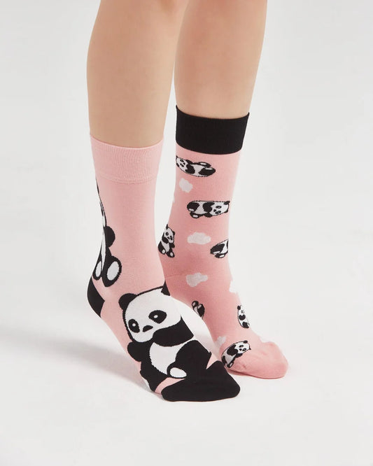 Cutie Panda Mismatched Socks SCB-348