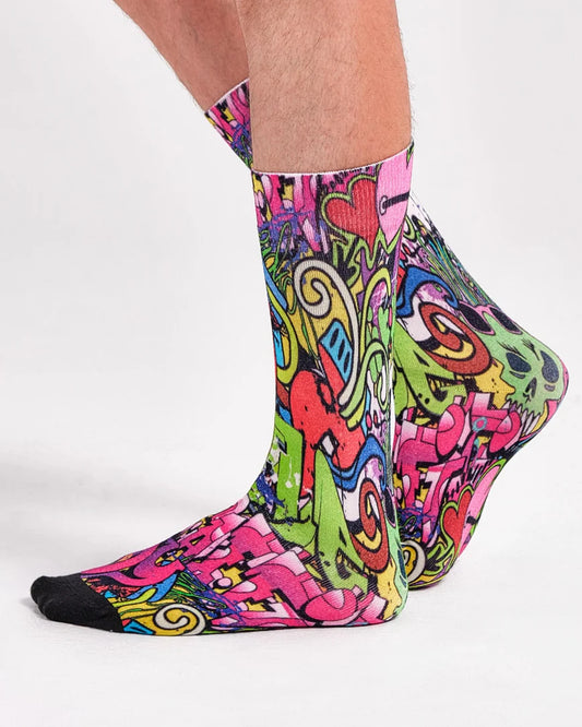 Blackbook Graffiti Design Socks SCB-372