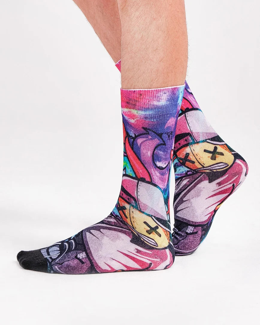 King Of The Writers Graffiti Design Socks SCB-367