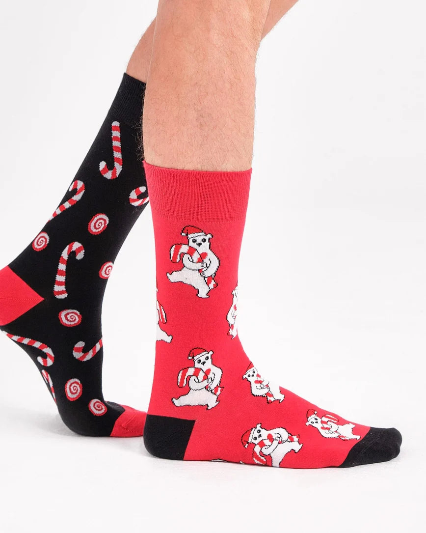 Snow Bear Mismatched Socks SCB-360