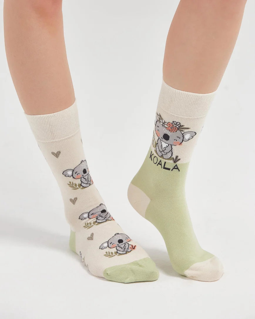 Koala Vibes Mismatched Socks SCB-351