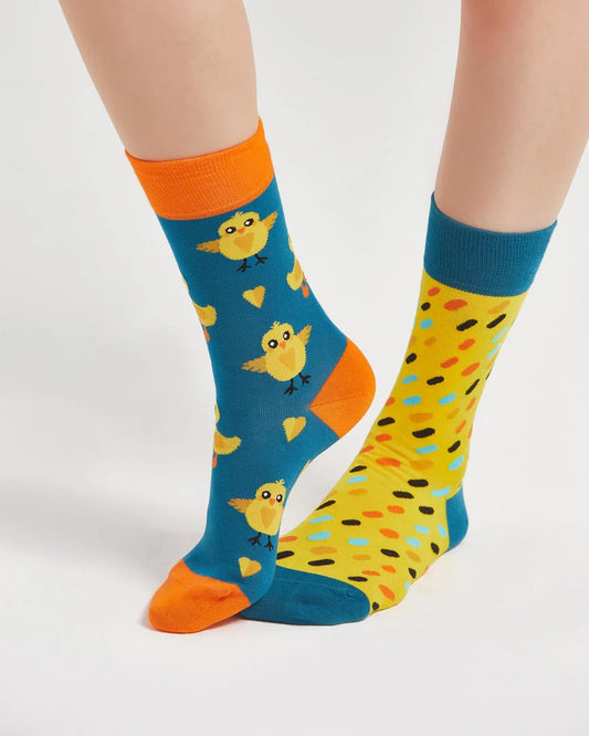 Slick-Chick Vibes Mismatched Socks SCB-347