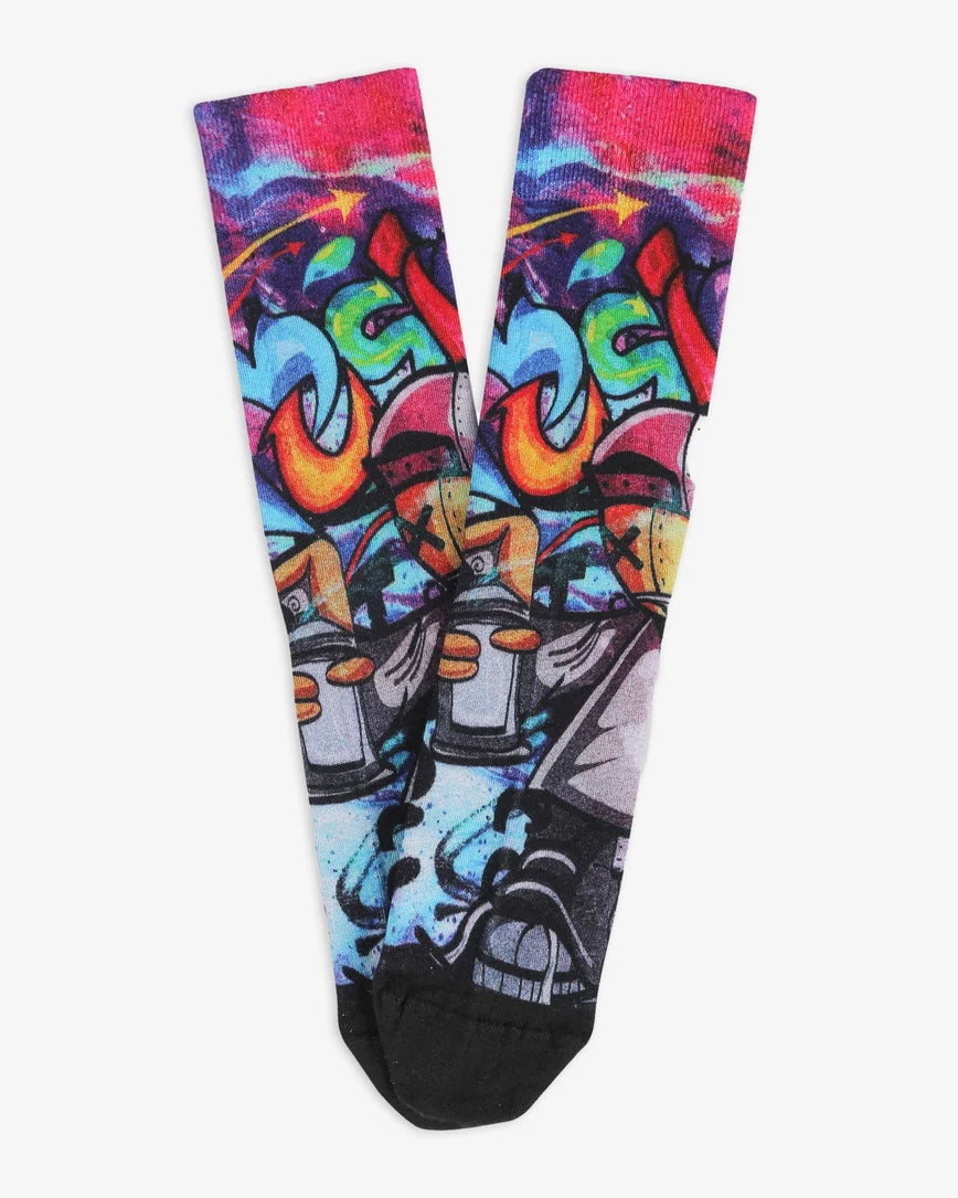 King Of The Writers Graffiti Design Socks SCB-367