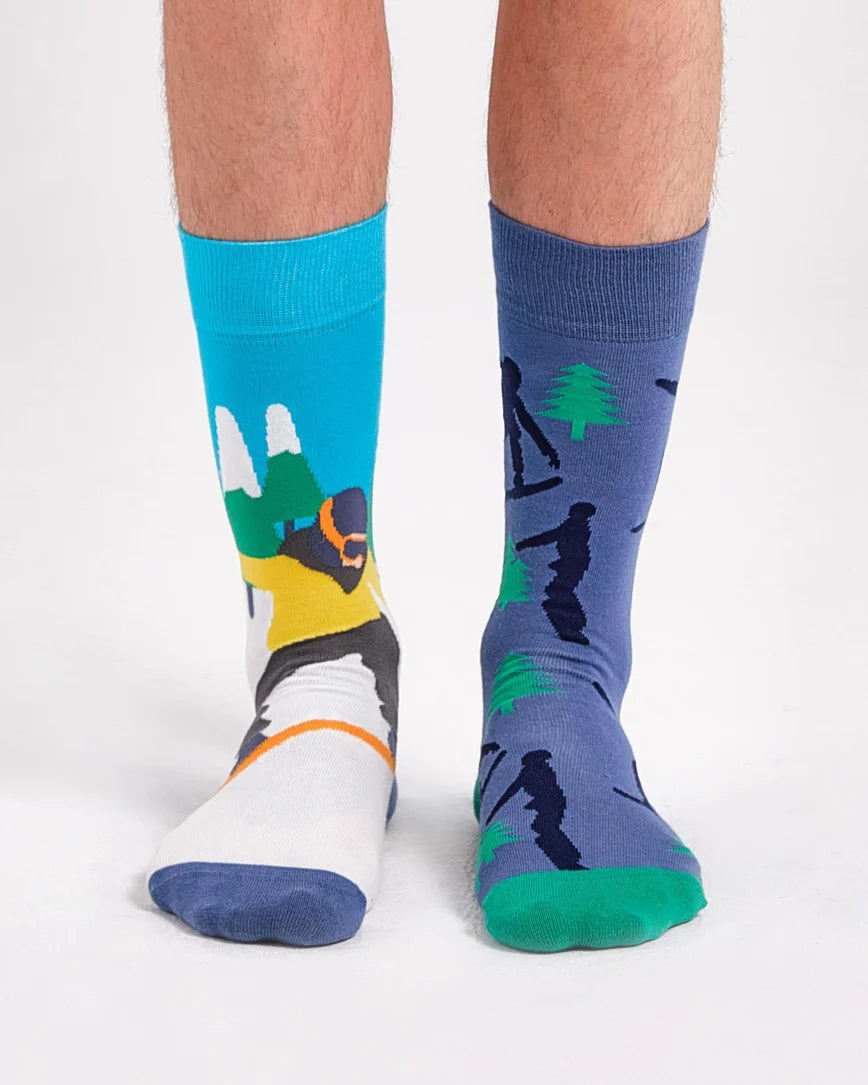 Skiman Vibes Mismatched Socks SCB-355