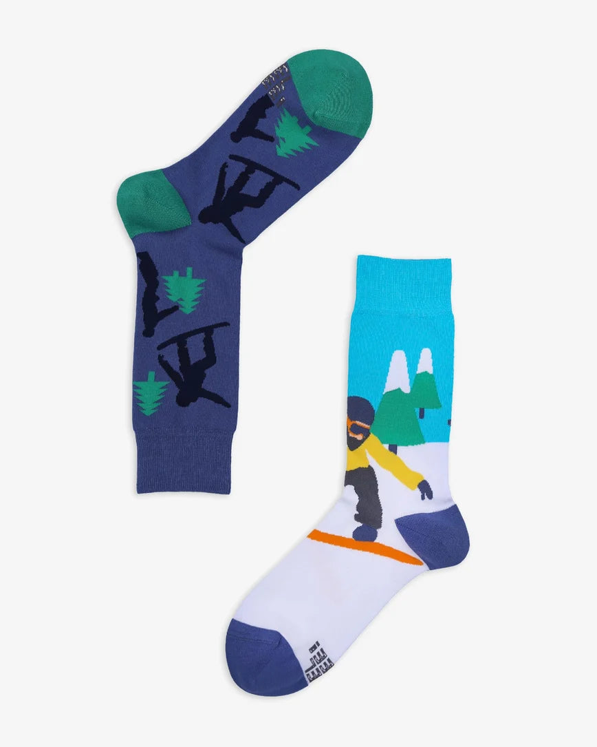 Skiman Vibes Mismatched Socks SCB-355