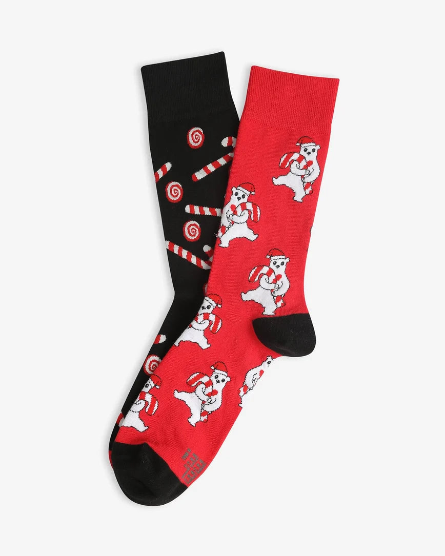 Snow Bear Mismatched Socks SCB-360