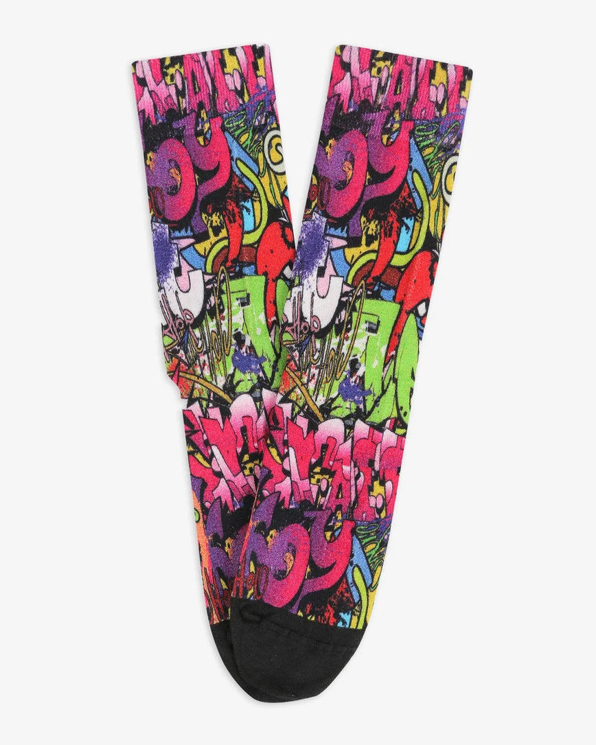 Blackbook Graffiti Design Socks SCB-372