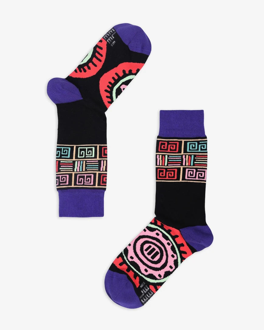 Inca Ethnic Patterned Socks SCB-368