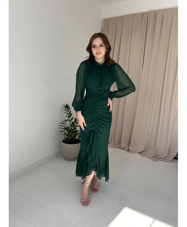 Alina Emerald Green Dress SBC-050 