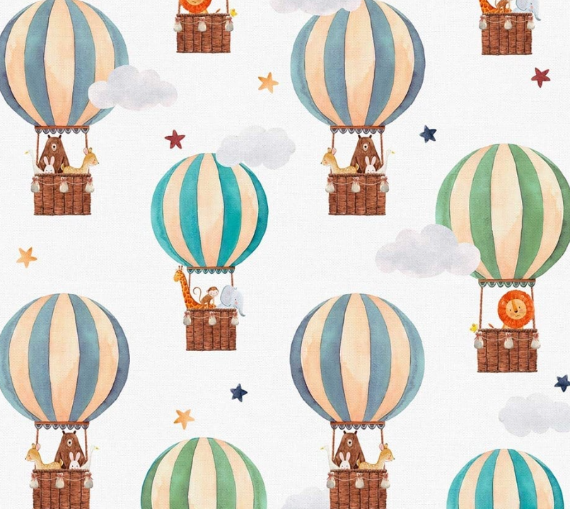 Balloons Patterned Children's Fabric SCB-252 