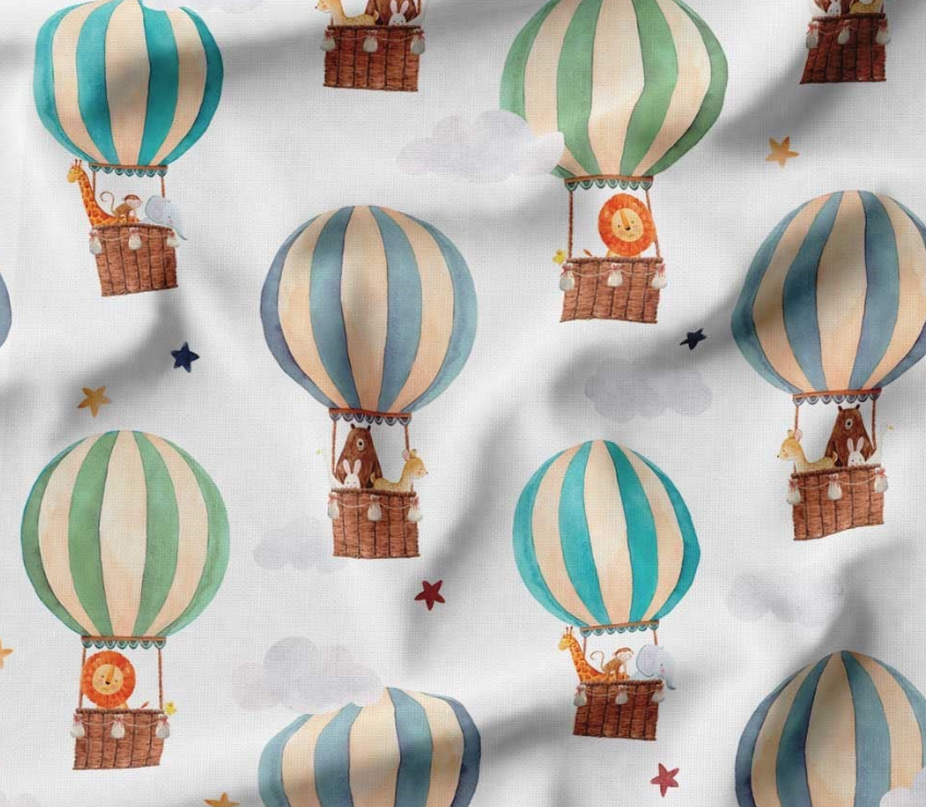 Balloons Patterned Children's Fabric SCB-252 