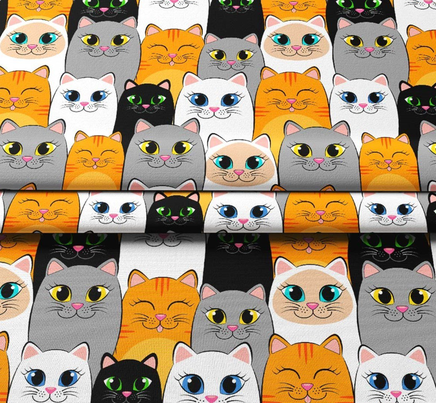 Cute Cats Patterned Fabric SCB-274 