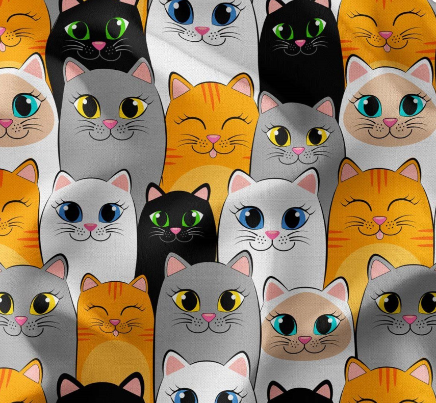 Cute Cats Patterned Fabric SCB-274 