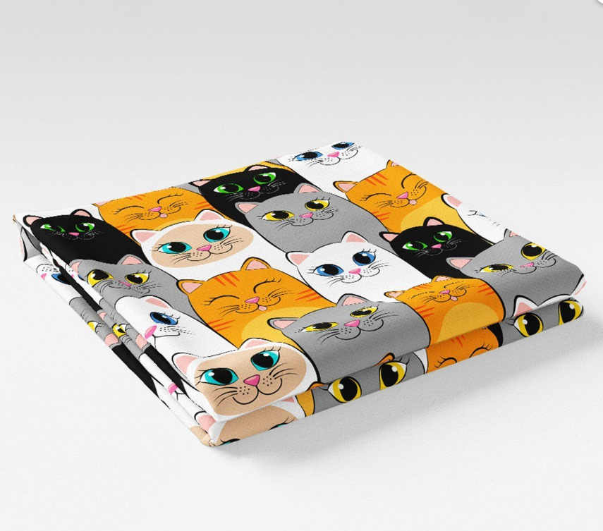 Cute Cats Patterned Fabric SCB-274 