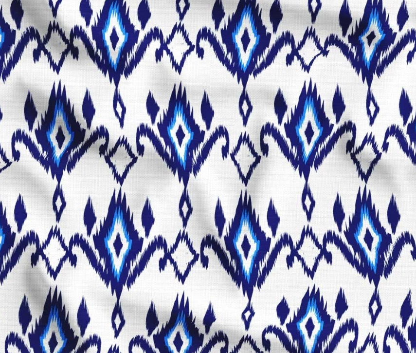 Damask Evil Eye Patterned Fabric SCB-376 