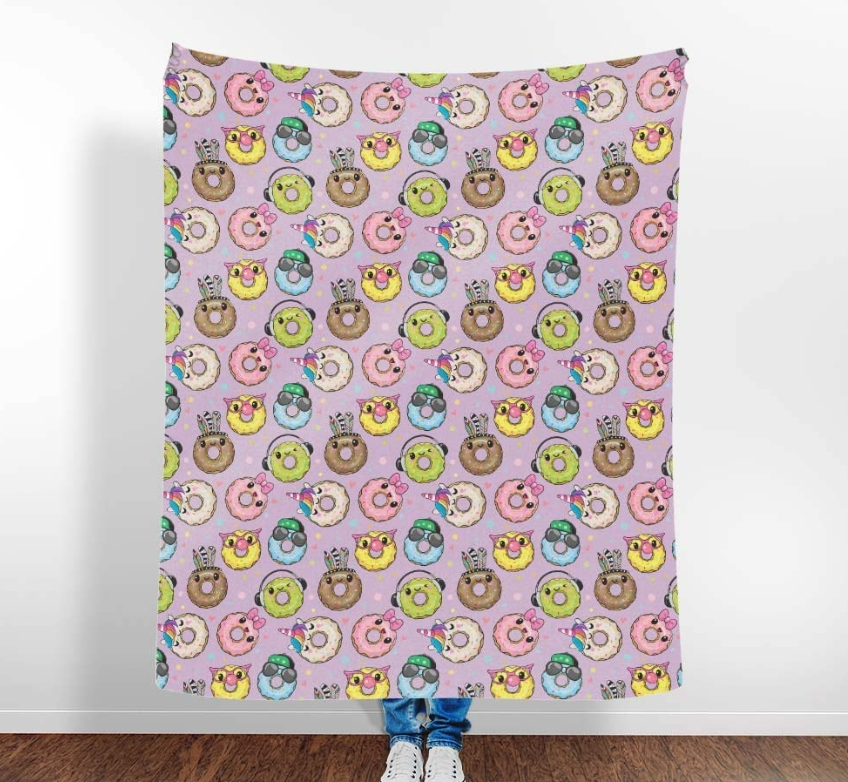 Donut Patterned Popart Fabric SCB-273 