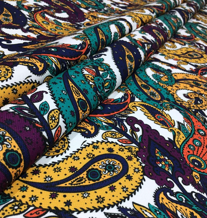 Ethnic Boho Shawl Patterned Fabric SCB-460 