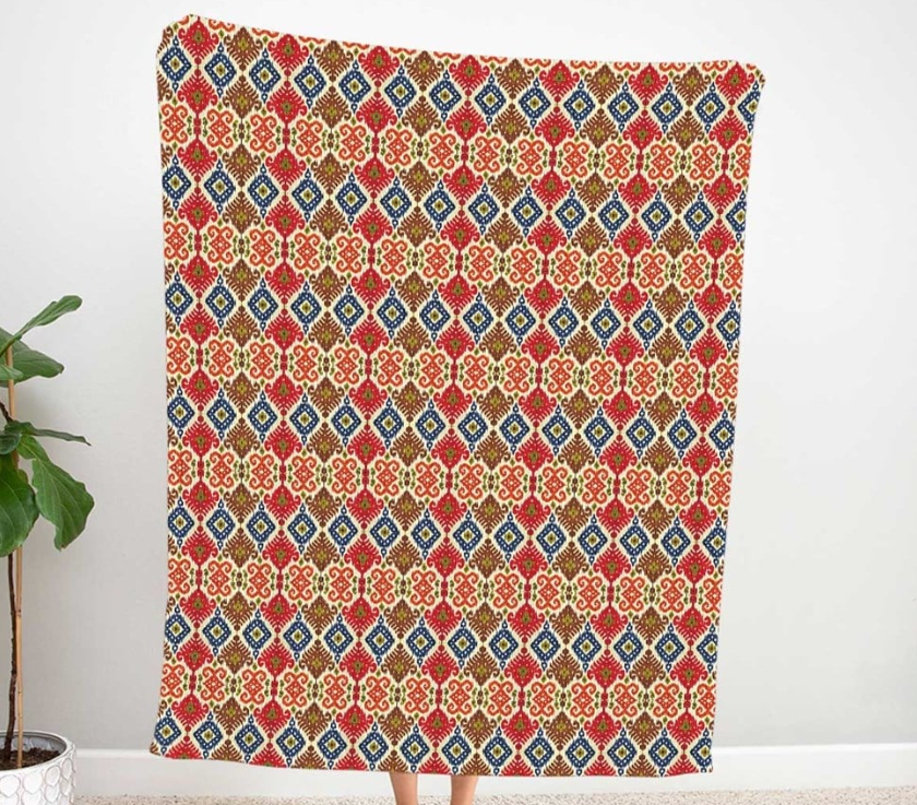 Ethnic Ikat Patterned Fabric SCB-401 