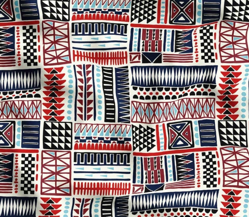 Geometric Ethnic Patterned Fabric SCB-400 