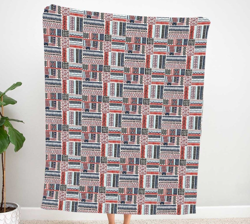 Geometric Ethnic Patterned Fabric SCB-400 