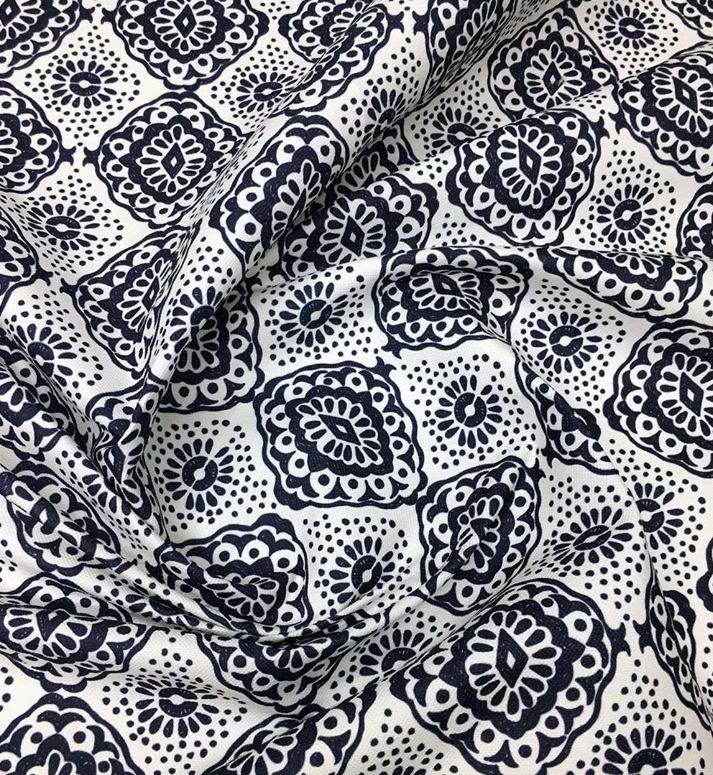 Ink Texture Ethnic Patterned Fabric SCB-164 