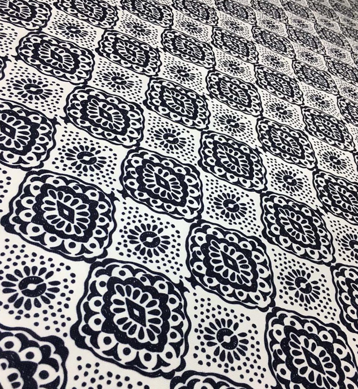 Ink Texture Ethnic Patterned Fabric SCB-164 