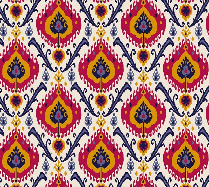 Kilim Ikat Patterned Fabric SCB-436 