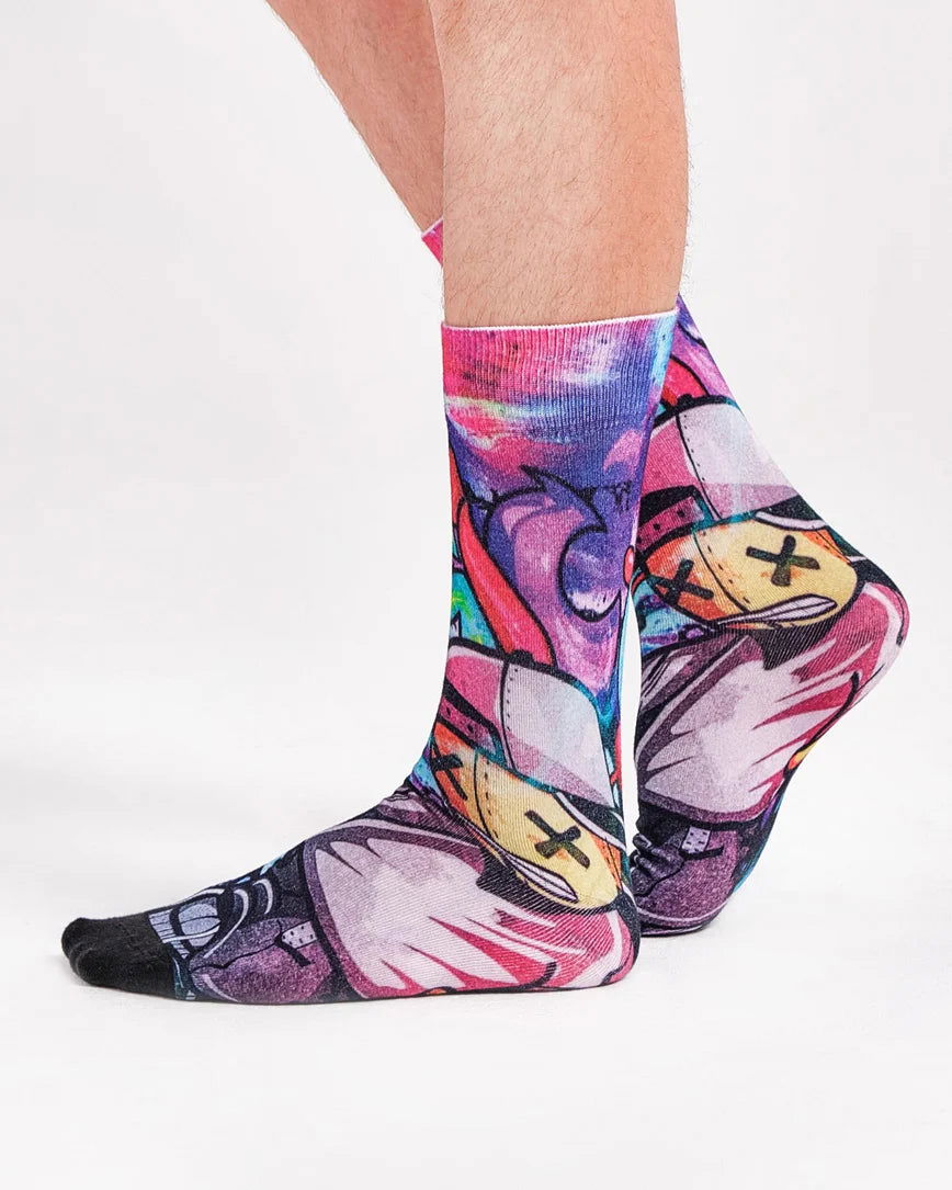 King Of The Writers Graffiti Design Socks SCB-367 