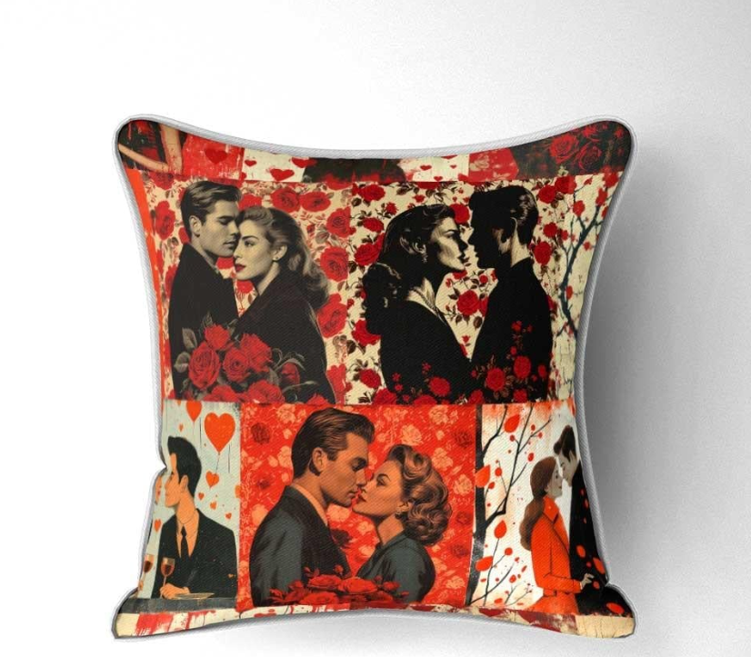 Lovers Pop Art Patterned Fabric SCB101 