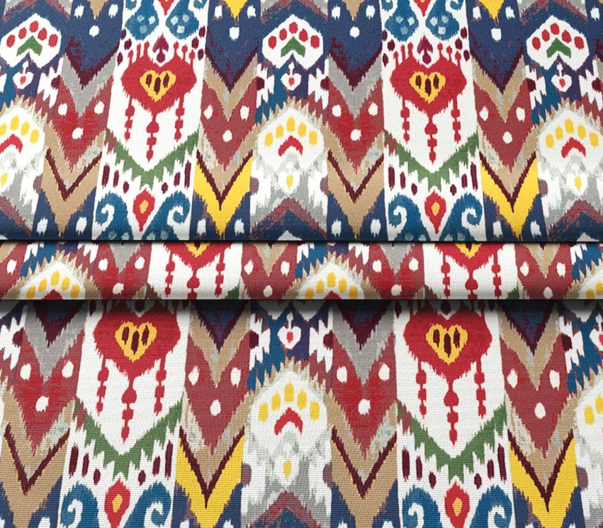 Patchwork Ikat Patterned Fabric SCB-440 