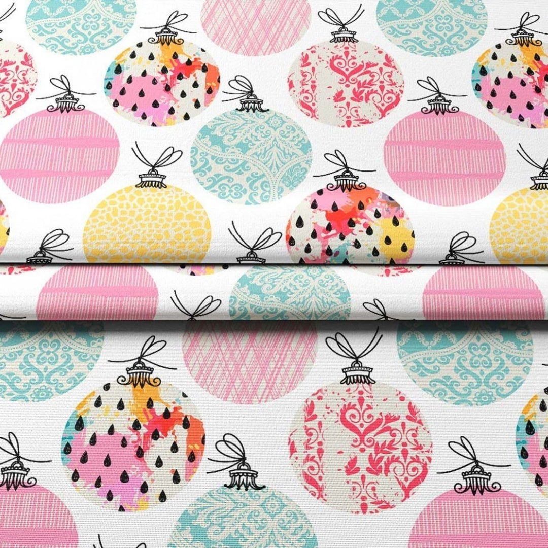 Patterned Balls Themed Fabric - SCB-F12363 