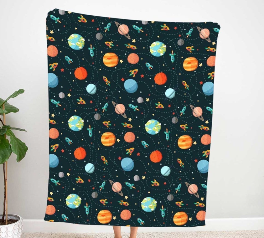 Planets Patterned Children's Fabric SCB-269 