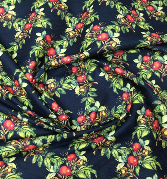 Rosehip Patterned Fabric SCB-175 