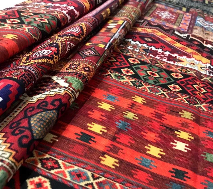 Traditional Kilim Patterned Fabric SCB-373