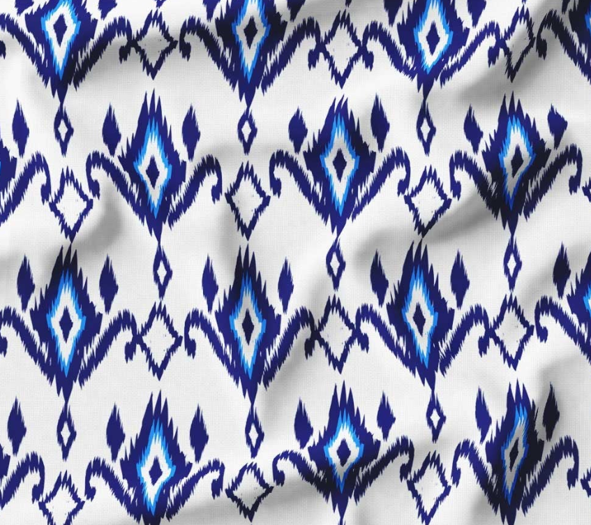 Damask Evil Eye Patterned Fabric SCB-376