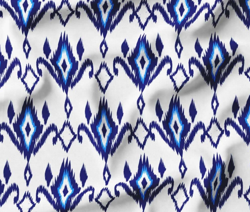 Damask Evil Eye Patterned Fabric SCB-376