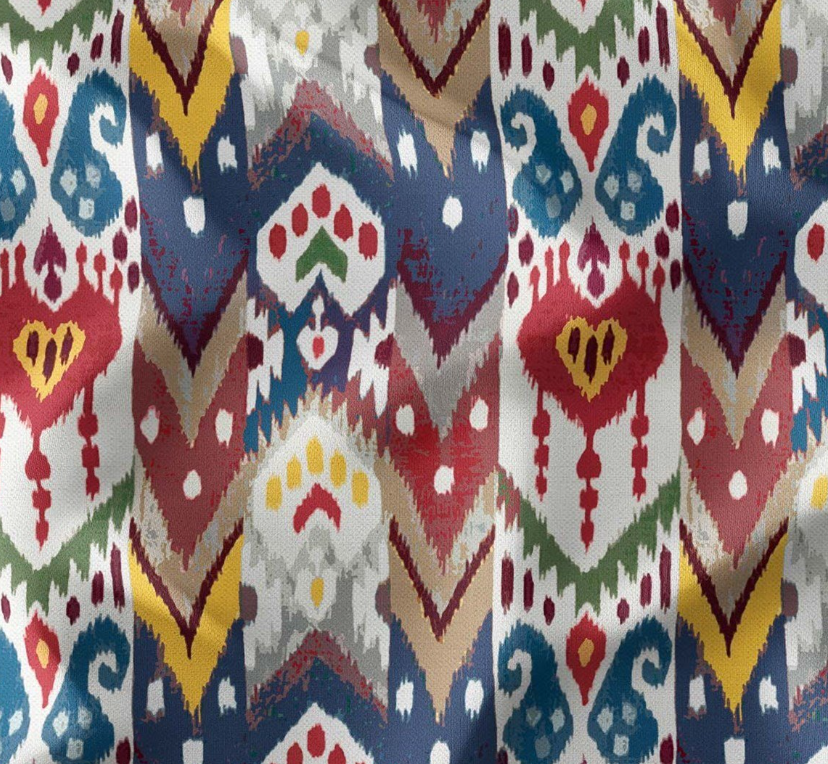 Patchwork Ikat Patterned Fabric SCB-440