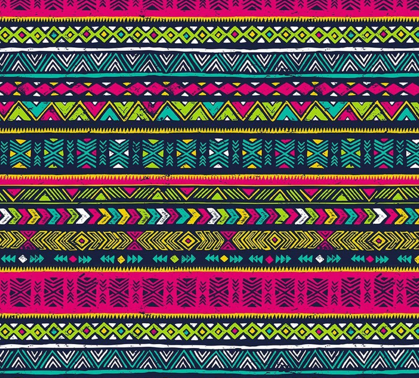 Multicolored African Patterned Fabric SCB-442