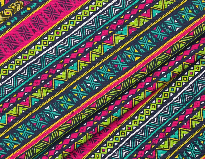 Multicolored African Patterned Fabric SCB-442