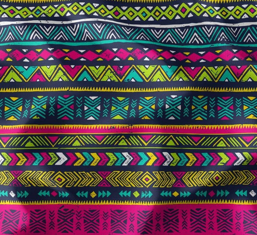 Multicolored African Patterned Fabric SCB-442