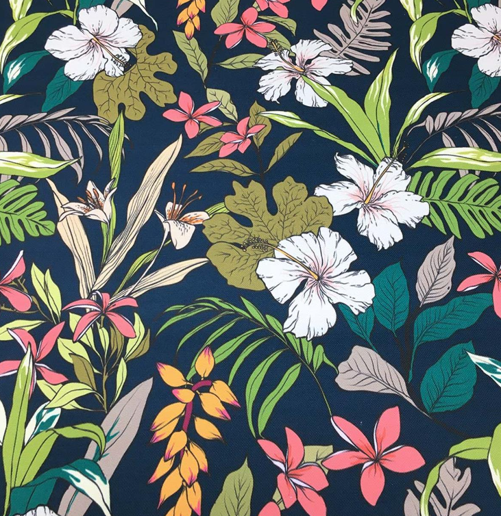 Tropical Hibiscus Floral Fabric SCB-453