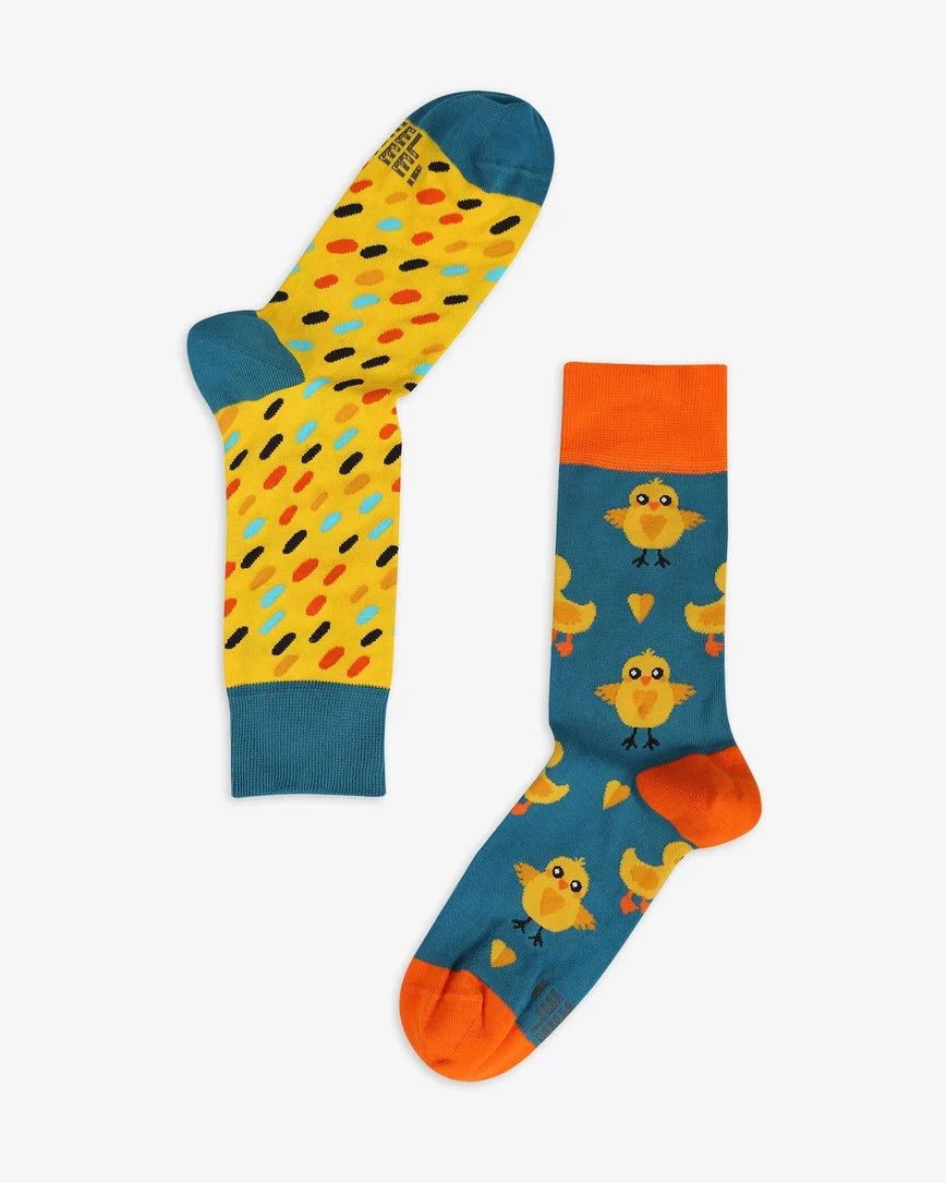 Slick-Chick Vibes Mismatched Socks SCB-347 