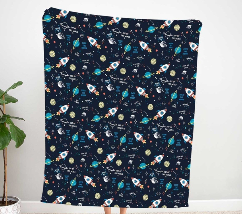 Space Patterned Children's Fabric SCB-249 