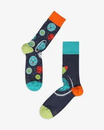 Spacecraft Vibes Mismatched Socks SCB-362 