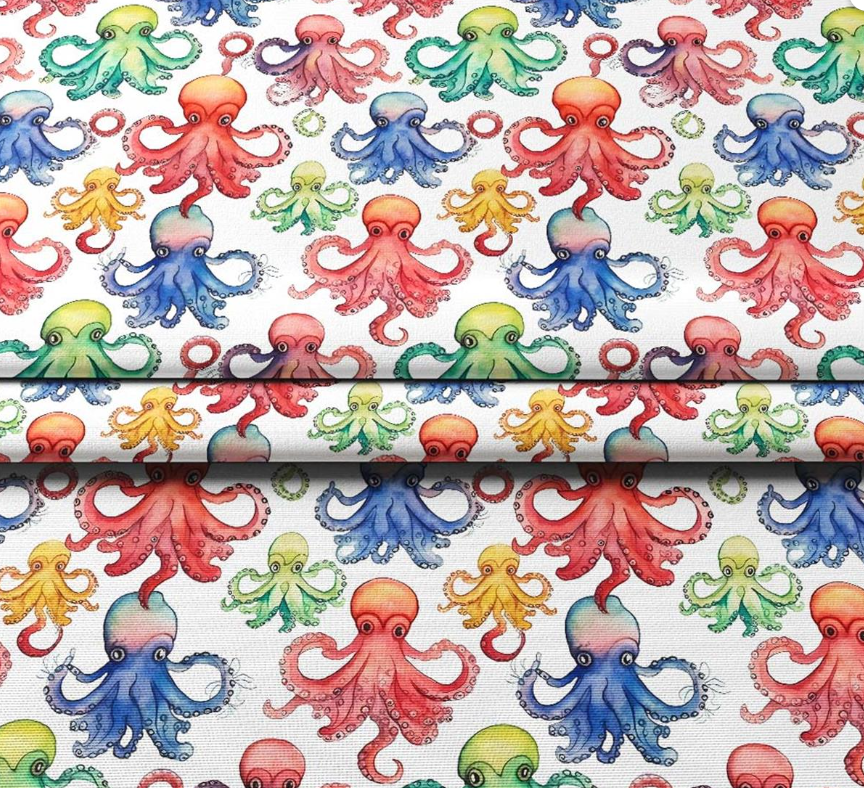 Surprised Octopuses Patterned Fabric SCB-277 