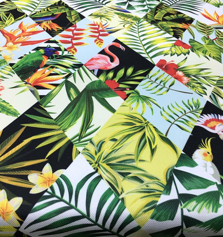 Tropical Patchwork Patterned Fabric SCB-144 