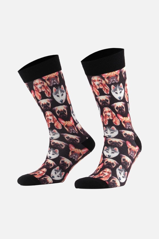 Unisex Cotton Fun Dog Patterned Ankle Sock SCB-298 