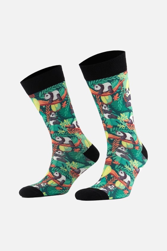 Unisex Cotton Fun Panda Patterned Ankle Sock SCB-297 